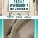 How to clean toilet bowl overnight using natural ingredients and no scrubbing